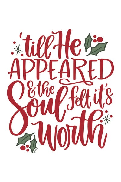 Christmas Signs & Sentiments: Till He Appeared by Imperfect Dust