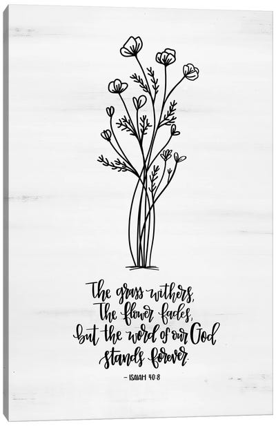 Word of Our God  Canvas Art Print - Imperfect Dust