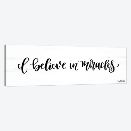 I Believe in Miracles Canvas Print #IMD96} by Imperfect Dust Canvas Print