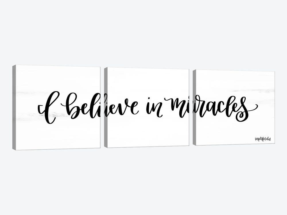 I Believe in Miracles by Imperfect Dust 3-piece Canvas Art
