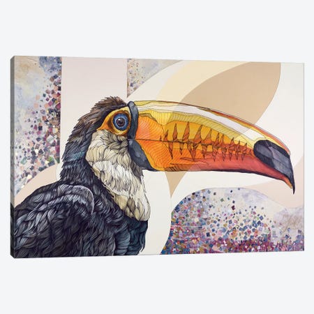 Toucan Canvas Print #IMN18} by Irene Meniconi Canvas Art