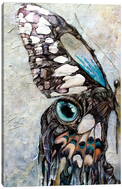I Am The Half Butterfly Canvas Art Print - Irene Meniconi