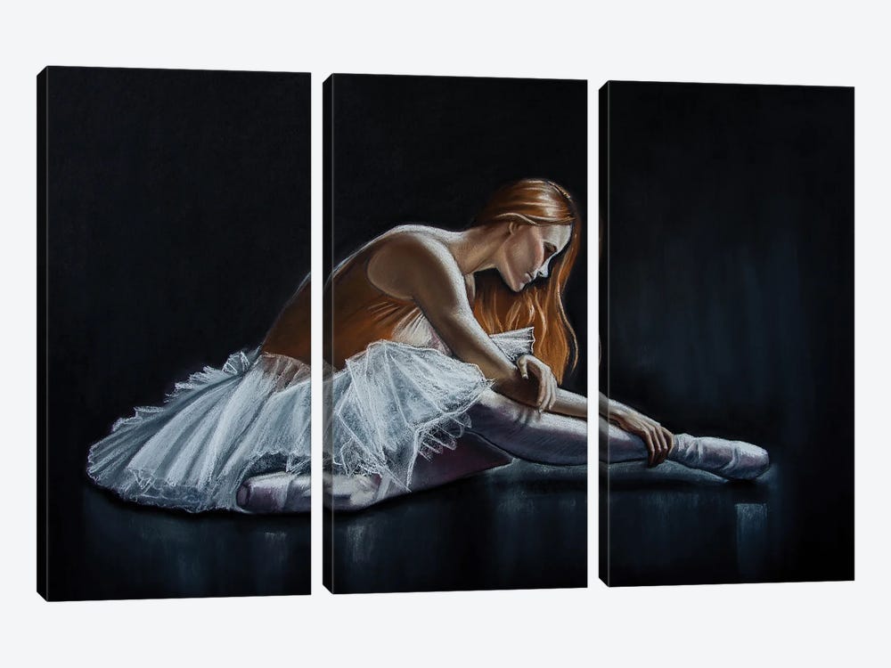 In The Light by Inna Medvedeva 3-piece Canvas Print