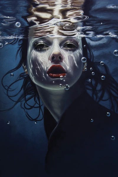 Light Under Water by Inna Medvedeva multi panel art