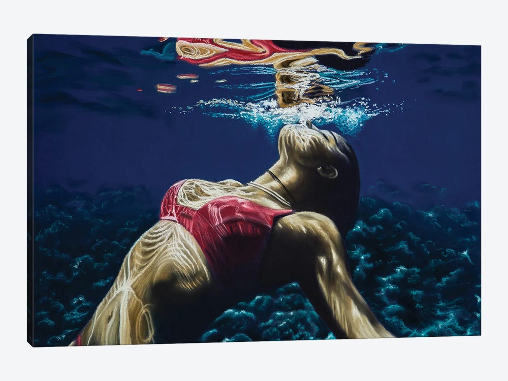 Under Water by Inna Medvedeva 1-piece Canvas Wall Art