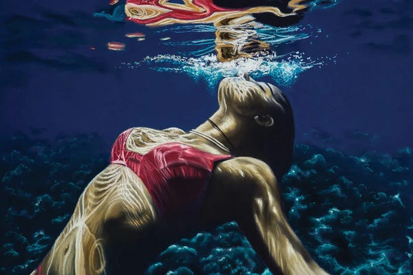 Calm Beneath The Surface: Under Water by Inna Medvedeva