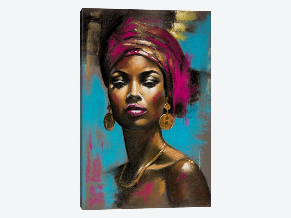 African Woman by Inna Medvedeva 1-piece Canvas Artwork