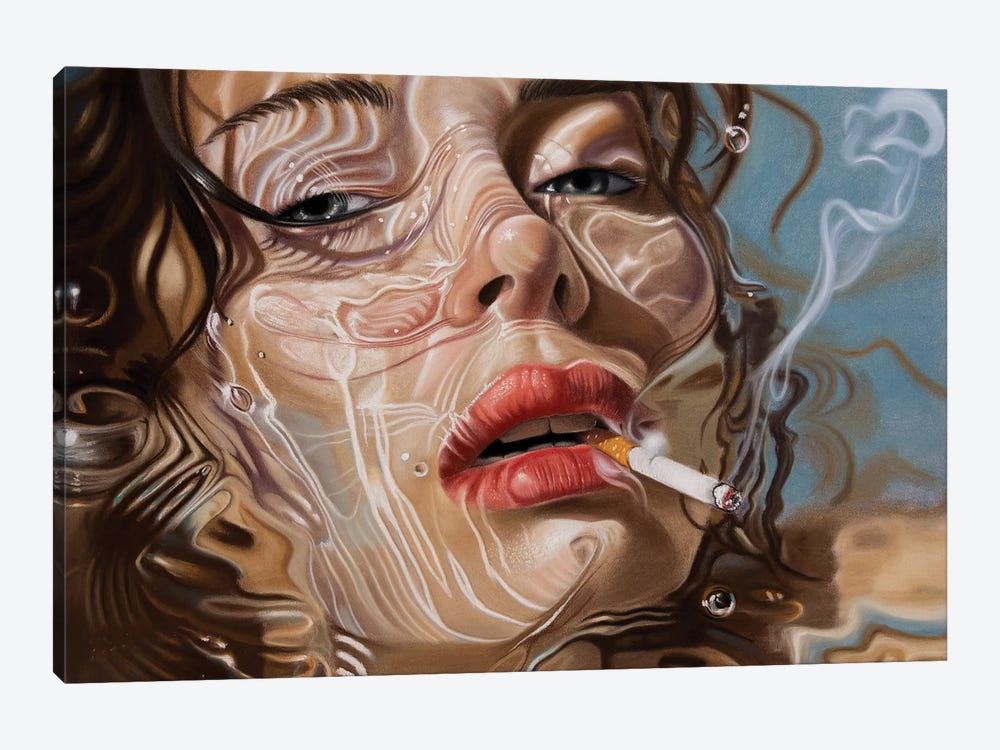 Smoke Under Water by Inna Medvedeva 1-piece Canvas Art
