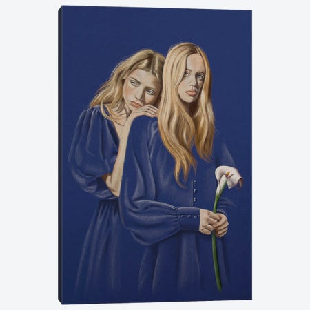 Blondies With Calla Canvas Print #IMV2} by Inna Medvedeva Art Print