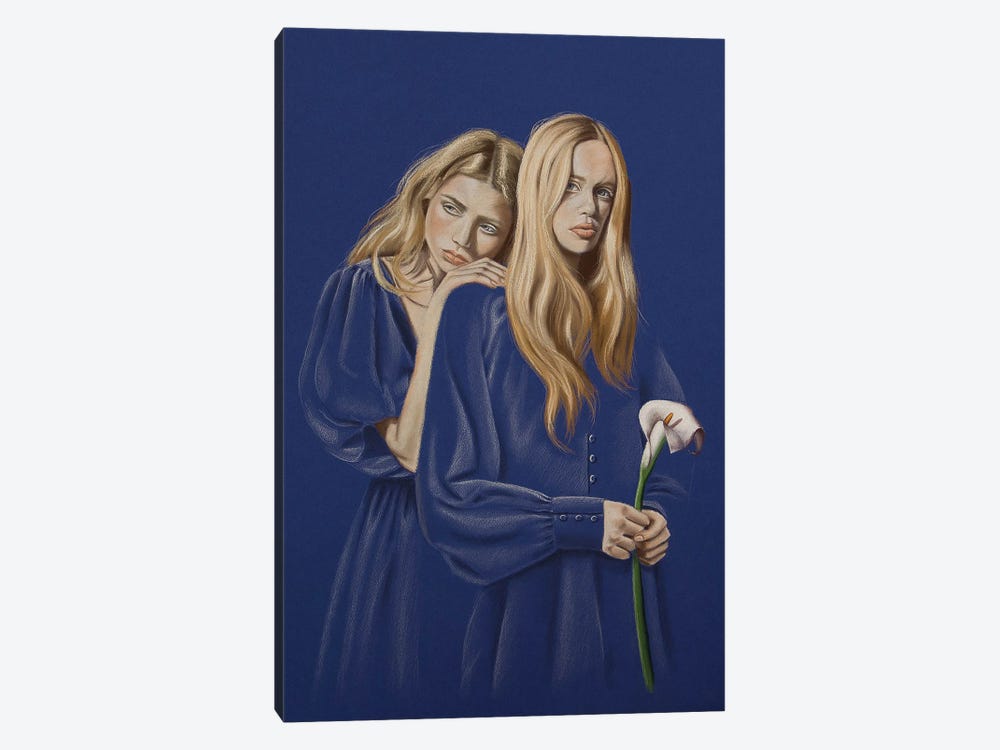 Blondies With Calla by Inna Medvedeva 1-piece Canvas Art Print