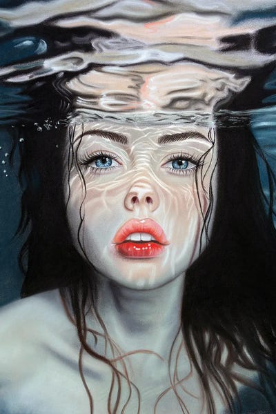 Pale Beauty by Inna Medvedeva framed canvas print