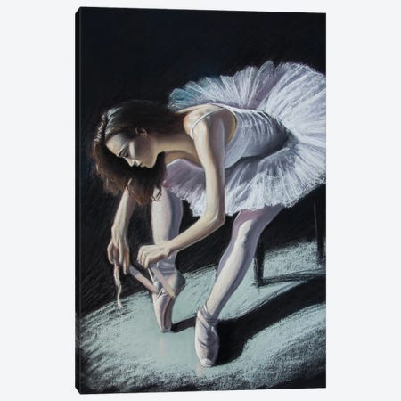 Ballerina Canvas Print #IMV5} by Inna Medvedeva Canvas Wall Art