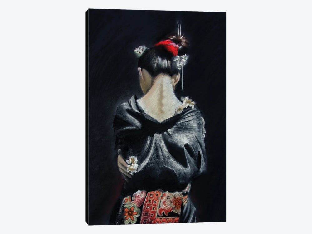 Japanese Girl by Inna Medvedeva 1-piece Canvas Art Print