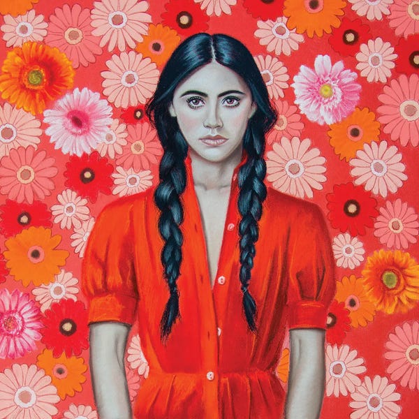 Daisies: Spring Girl by Inna Medvedeva