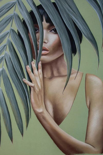 Among The Leaves by Inna Medvedeva framed canvas print