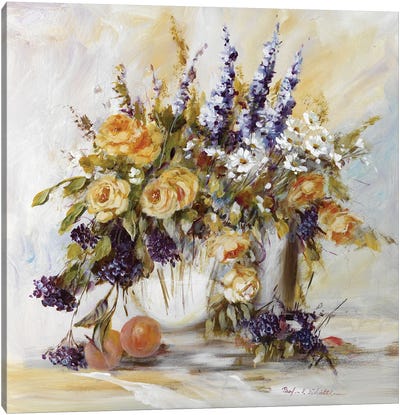 Classico Flowers I Canvas Art Print