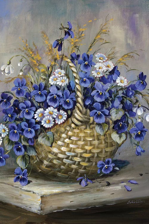 Basket In Blue