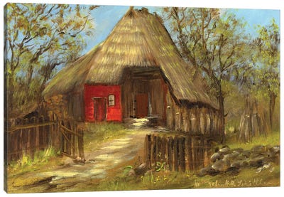 Old Farmhouse II Canvas Art Print - Katharina Schöttler
