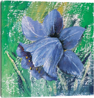 Purple Calyx Canvas Art Print