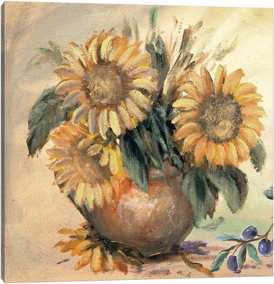 Sunflower Bouquet Ll Canvas Art Print - Katharina Schöttler