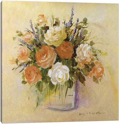Traditional Bouquet I Canvas Art Print