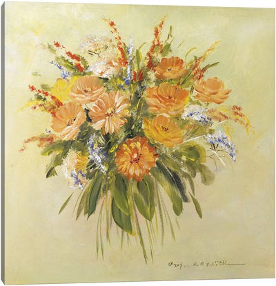 Traditional Bouquet II Canvas Art Print