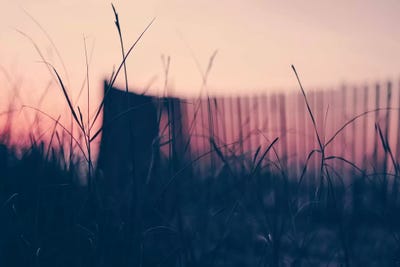 Summer Beach Sunset II by Ingrid Beddoes framed wall art