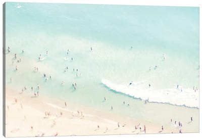 Beach Love I Canvas Art Print - Large Coastal Art