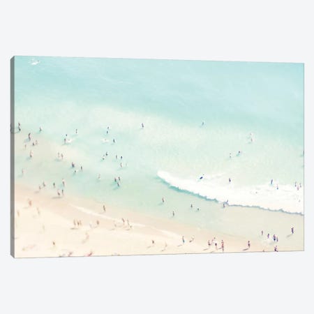Beach Love I Canvas Print #INB11} by Ingrid Beddoes Canvas Artwork