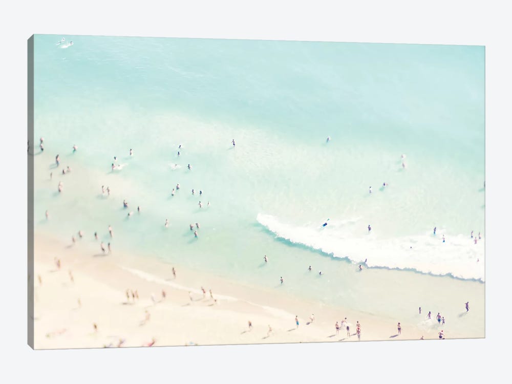 Beach Love I by Ingrid Beddoes 1-piece Canvas Art Print
