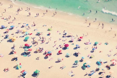 Beach Love III by Ingrid Beddoes canvas print