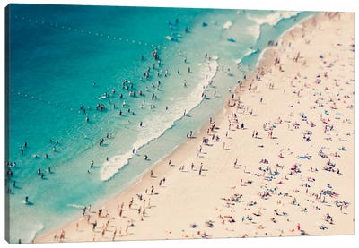 Beach Summer Fun I Canvas Art Print - Ingrid Beddoes
