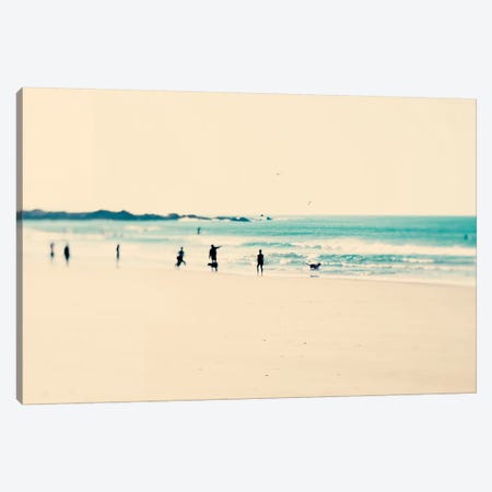 Beach Sunday Canvas Print #INB18} by Ingrid Beddoes Canvas Art