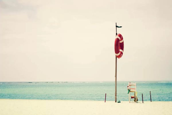 Vintage Styled Photography: At The Seaside I by Ingrid Beddoes