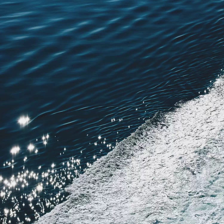 Midnight Blue Ocean by Ingrid Beddoes wall art