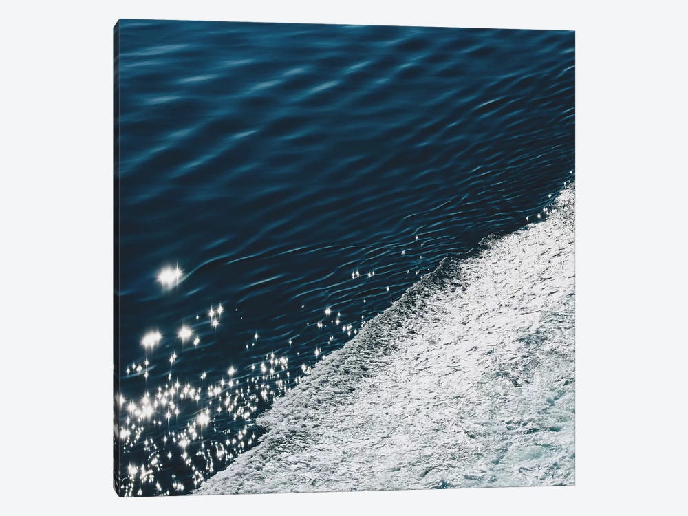 Midnight Blue Ocean by Ingrid Beddoes 1-piece Canvas Art Print