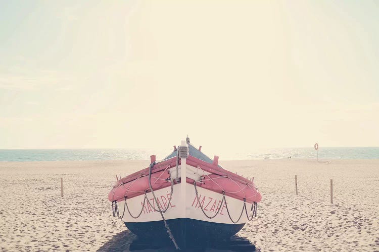Nazare Fishing Boat by Ingrid Beddoes wall art