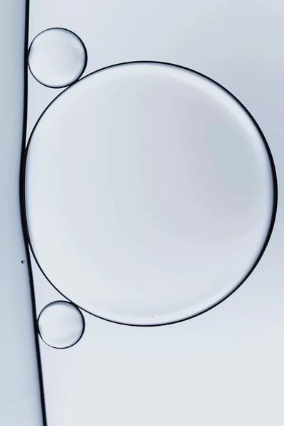 Abstract Photography: Oil And Water Abstract by Ingrid Beddoes