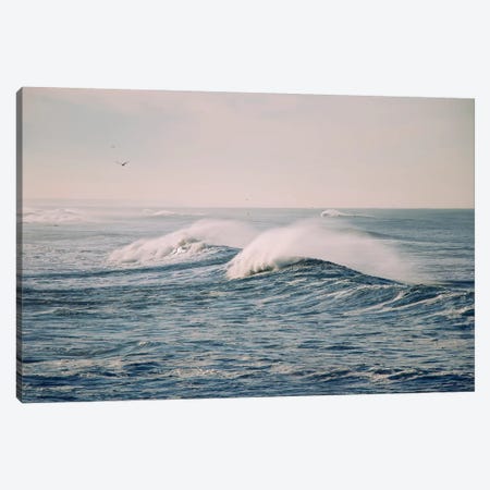 Stormy Waters Canvas Print #INB74} by Ingrid Beddoes Canvas Art Print
