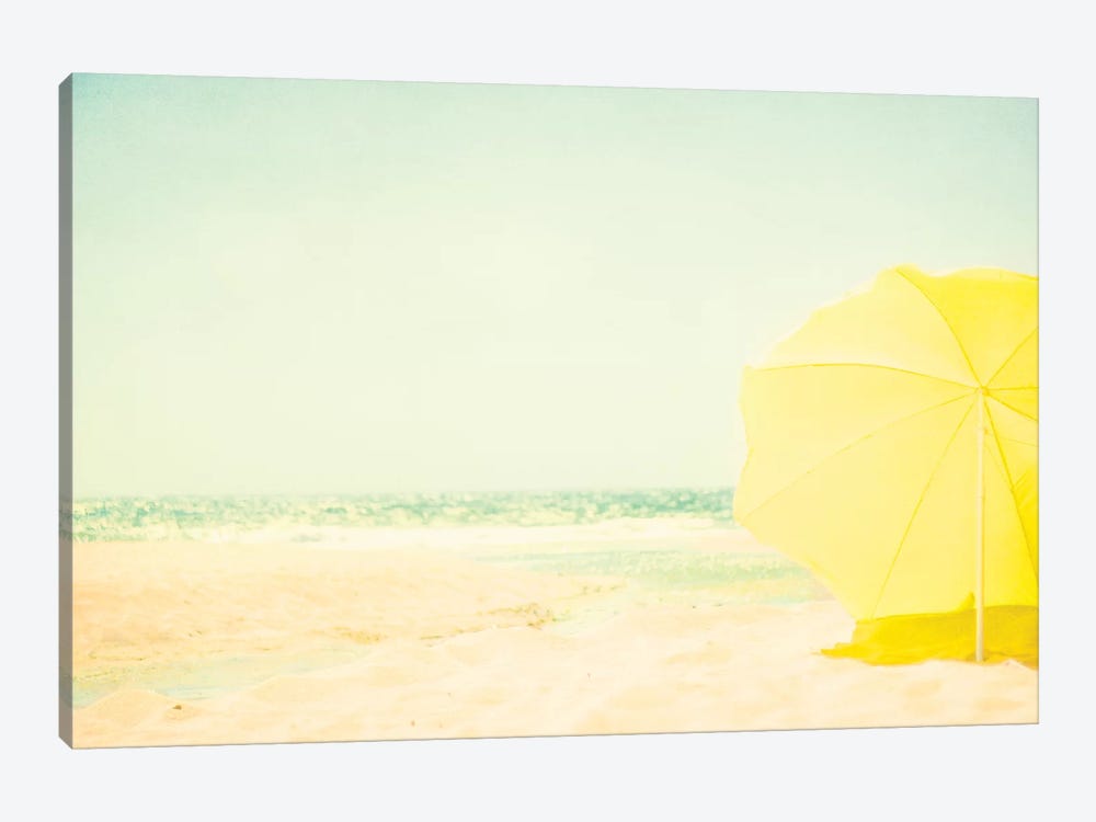 The Yellow Umbrella 1-piece Canvas Print