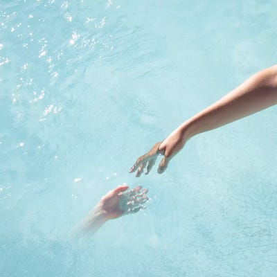 Touch by Ingrid Beddoes art print