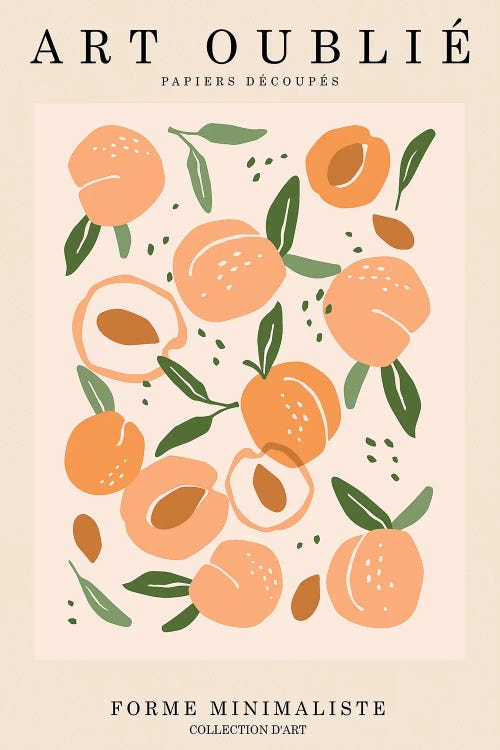 Peachy Pattern by Incado wall art