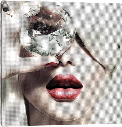 Diamonds Are Forever Canvas Art Print - Fashion Photography