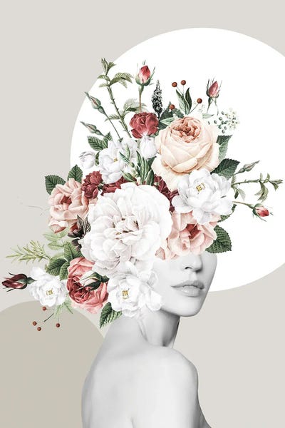 Flower Hat I by Incado canvas print