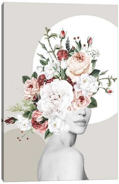 Flower Hat I Canvas Art Print