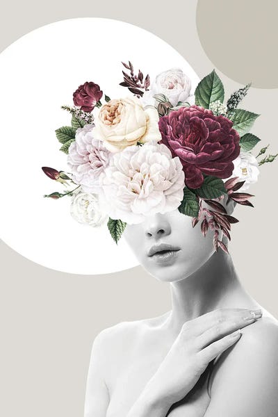 Flower Hat II by Incado canvas print