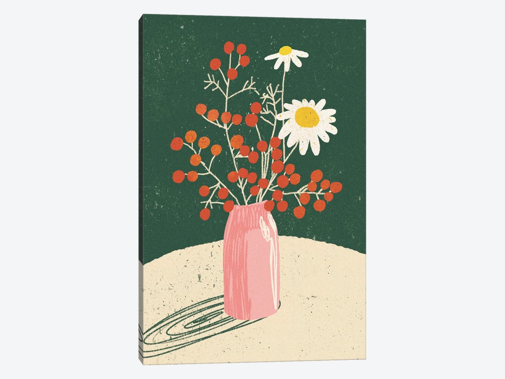 Vase Floral by Incado 1-piece Canvas Art Print