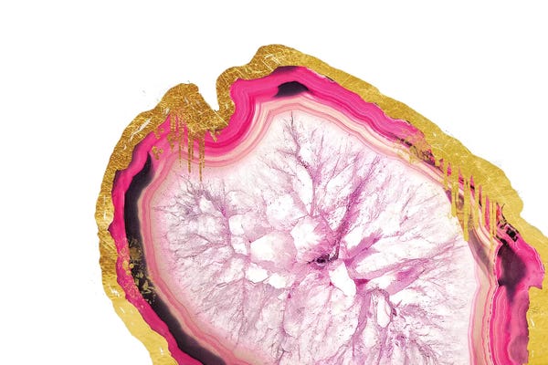 Agates, Geodes & Minerals: Deliquesce Blush by 5by5collective