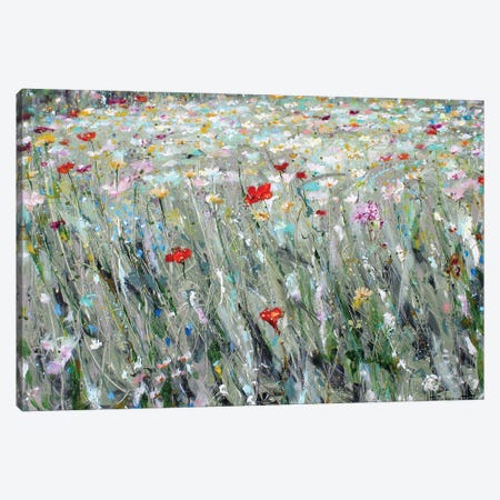 Endless Wild Flowers Canvas Print #INH102} by Studio Paint-Ing Canvas Artwork