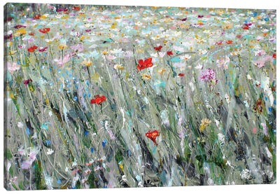 Endless Wild Flowers Canvas Art Print - Studio Paint-Ing